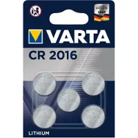 Varta - Batterie CR2016 3V Lithium | Blasen Sie ein 5 -Stück | 10 Stück