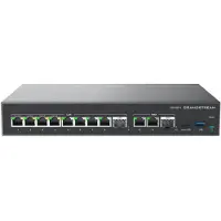 Grandstream Networks GCC6011, Gigabit Ethernet (10/100/1000), Power over Ethernet (PoE), Rack-Einbau, Wandmontage