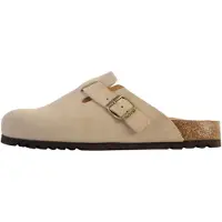 Scholl Clogs Suede Fae Damen Dark Beige-Schuhgröße 37