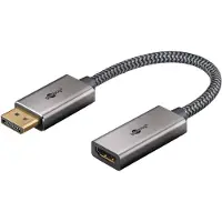 Goobay DisplayPort auf HDMI-Adapterkabel, vergoldet