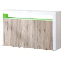HABITAT ET JARDIN SIDEBOARD bogota Eiche / weiß lackiert