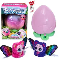 Hatchimals Bloomables von - Kittyfly, Interaktives Spielzeug mit Überraschung, doppelter Verwandlung und über 100 Geräuschen und Reaktionen, Junge/Mädchen, 5 Jahr(e), Mit Ton