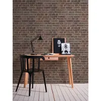 A.S. Création Vliestapete "Trendwall in Backstein Optik" Motiv abstrakt gemustert leicht strukturiert Tapete Stein Tapeten Wohnzimmer Schlafzimmer Küche Design Kinderzimmer