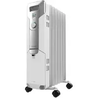 Cecotec 05880, Öl-Heizlüfter, Öl, Drinnen, Flur, Weiß, Tasten, Drehregler