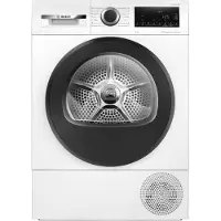 Bosch Serie 6 WQG235D1ES, Freistehend, Frontlader, Wärmepumpe, Weiß, Tasten, Drehregler, Rechts