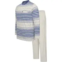 Cappuccino Italia Pyjama Siena Pyjama Grau