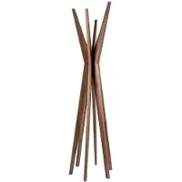 Angel Cerdá Garderobenständer 3238 in Walnuss – (B)50 x (H)190 x (T)50 cm | Gr.: onesize