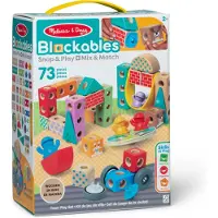 Melissa & Doug Spielbausteine "Melissa & Doug Blockables Stadt", bunt, Spielbausteine, Kinder, Holz, Spielbausteine