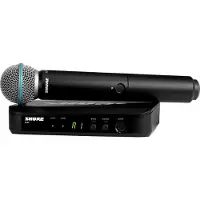 Shure Beta Wireless Funksystem Blx24E/B58 M17 mit Beta 58A Handmikrofon für Gesang