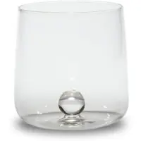Zafferano Borosilikatglas Bilia Tumbler 6er-Set, Farbe Schwarz