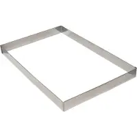 Gobel - Rahmen für Opéra-Biskuittorte - Edelstahl - 360 x 260 x 45 mm - 888620