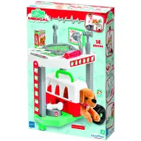 Ecoiffier Tierklinik Spielset 14-teilig Tierarzt Spielzeug