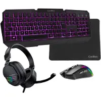 Deep Gaming Xwing2 Dg-ktraa-15 Gaming-set Maus Tastatur Headset Mauspad