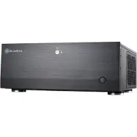 Silverstone GD07, HTPC, PC, Schwarz, ATX, EATX, micro ATX, SSI CEB, SSI EEB, Aluminium, Stahl, 13,8 cm