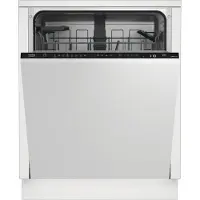 Beko bPRO 500 BDIN18441, Voll integriert, Standardgröße (60 cm), Schwarz, Berührung, LCD, 2 Korb/Körbe