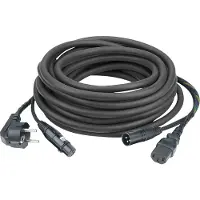DAP AUDIO Power-Signal Kaltgerätekabel 10m, SCHWARZ