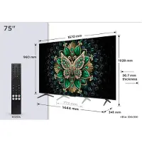 TCL 75C69K, 190,5 cm (75"), 3840 x 2160 Pixel, QD-Mini LED, Smart-TV, WLAN, Metallisch