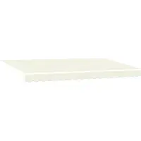 vidaXL Ausziehbare Markise Creme 350 x 200 cm Stoff