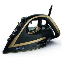 Tefal Puregliss Dampfbügeleisen FV8064, Trocken- & Dampfbügeleisen, Durilium AirGlide Autoclean soleplate, 2 m, 280 g/min, Schwarz, Bronze, 50 g/min