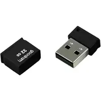 Goodram UPI2, 32 GB, USB Typ-A, 2.0, 20 MB/s, Kappe, Schwarz