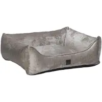 Designed By Lotte Soft Essence Hundebett - Hellgrau - 80 x 70 cm