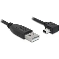 DeLOCK 82682, 2 m, USB A, Mini-USB B, Männlich/Männlich, 0,48 Gbit/s, Schwarz