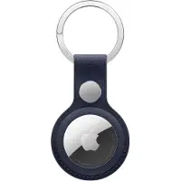 Apple AirTag Feingewebe Schlüsselanhänger Blau