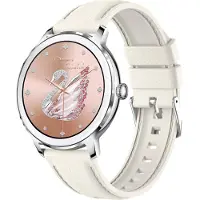 INF Smartwatch mit Puls-, Blutdruck- und Blutsauerstoffmessgerät Silber