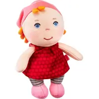 Haba Minipuppe Hertha 15cm, kuschelweich, ideal für kleine Kinderhände, ab 0 Monaten