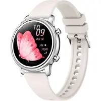 INF Smartwatch mit Fitness-Tracker und erweiterter Gesundheitsüberwachung Silber