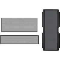 Lian Li LAN3-1X, Strahlenschutzfilter, ABS, Schwarz, 487 mm, 201 mm, 30 mm