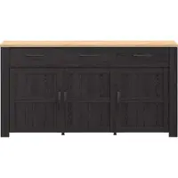 Forte Sideboard Toneo , weiß , Maße (cm): B: 166 H: 87 T: 42.0