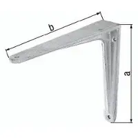 Alberts Konsole L.300mm H.250mm Alu-Guss Trgf.90kg