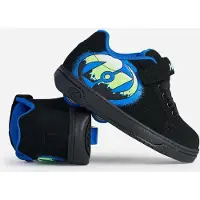 Shiner Heelys X2 Kolect Schwarz/Royal/Grün Doppelrollen-Rollschuhe mit EVA-Zwischensohle, Gummisohle und abnehmbaren Rollen