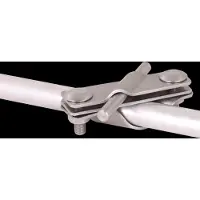 Dehn StSt Anschlussbügel für Erdungsstangen V4A D25mm Rd 7-10mm Fl-40 - 649015