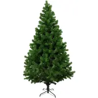 Dmora Weihnachtsbaum 150 cm Riccardo, Künstliche Kiefer, Realistischer Baum, Tannenbaum, 86x86 h150 cm, Grün