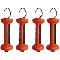 Bosch Gate Handle Orange Softgrip (4 Stück) - Draht/Seil
