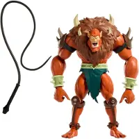 Masters of the Universe Origins Beast Man aus der Cartoon-Kollektion, ca. 14 cm großes Deluxe-Actionfigur-Spielzeug, 6 Jahr(e), Mehrfarbig, Kunststoff