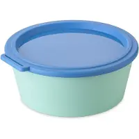 Koziol NORA BOX 1,3 l Schale mit Deckel – sweet green/strong blue