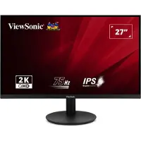 Viewsonic VA VA2708-2K-HD-2, 68,6 cm (27"), 2560 x 1440 Pixel, Quad HD, LED, 4 ms, Schwarz