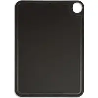 Jamon Kochbrett Schneidebrett - Zellulosefaser und Harz 37,7 x 27,7 cm und 6,5 mm dick - Farbe Schwarz
