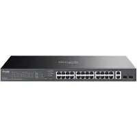TP-LINK ES228GP, Managed, L2, Gigabit Ethernet (10/100/1000), Power over Ethernet (PoE), Rack-Einbau