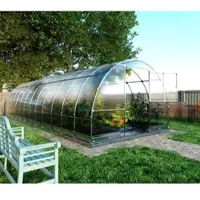 BAUMERA Gewächshaus KLASIKA TUBE 3x8m mit fundamenten und 4mm Polycarbonat;