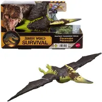 Mattel Jurassic World Wild Roar Dinosaurier-Actionfigur Spielzeug, Beißangriff und Brüllgeräusch, 4 Jahr(e), Mehrfarbig, Kunststoff