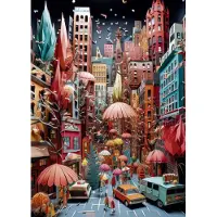 Heye Puzzle STREET CANYON, von Rie Tokimatsu