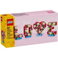 LEGO Iconic LOVE – 4 Buchstaben, Bausatz, 8 Jahr(e), Kunststoff, 345 Stück(e), 331 g