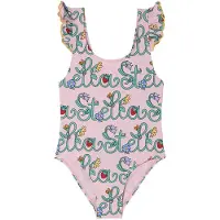 Stella McCartney Kids Badeanzug - Rosa m. Blumen - - 5 Jahre (110) - Bademode