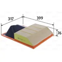 Valeo Luftfilter 585458