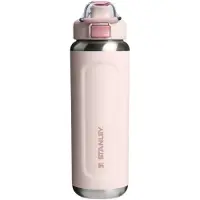 Stanley The Legendary Wellspring Bottle 24oz, Rose Quartz 10-13111-031 Thermosflasche mit Klappdeckel, 700 ml