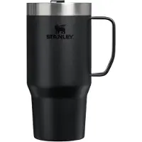 Stanley The Everyday Suburban Mug 2.0 24oz, Black 10-13854-059 Thermobecher mit Deckel, 710 ml